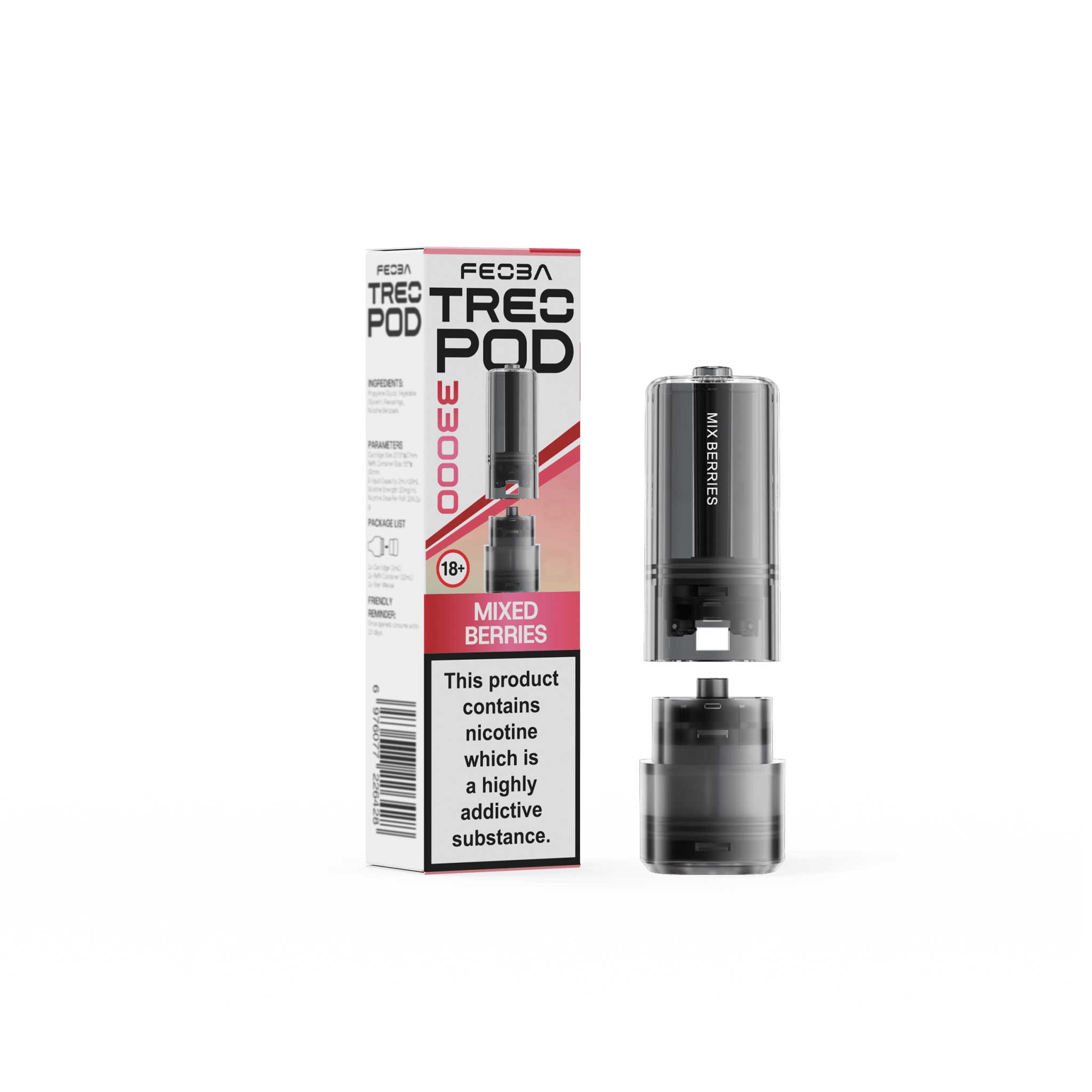 buy Feoba Treo 33k Replacement Pods Box of 5 at Wolfvapes.co.uk