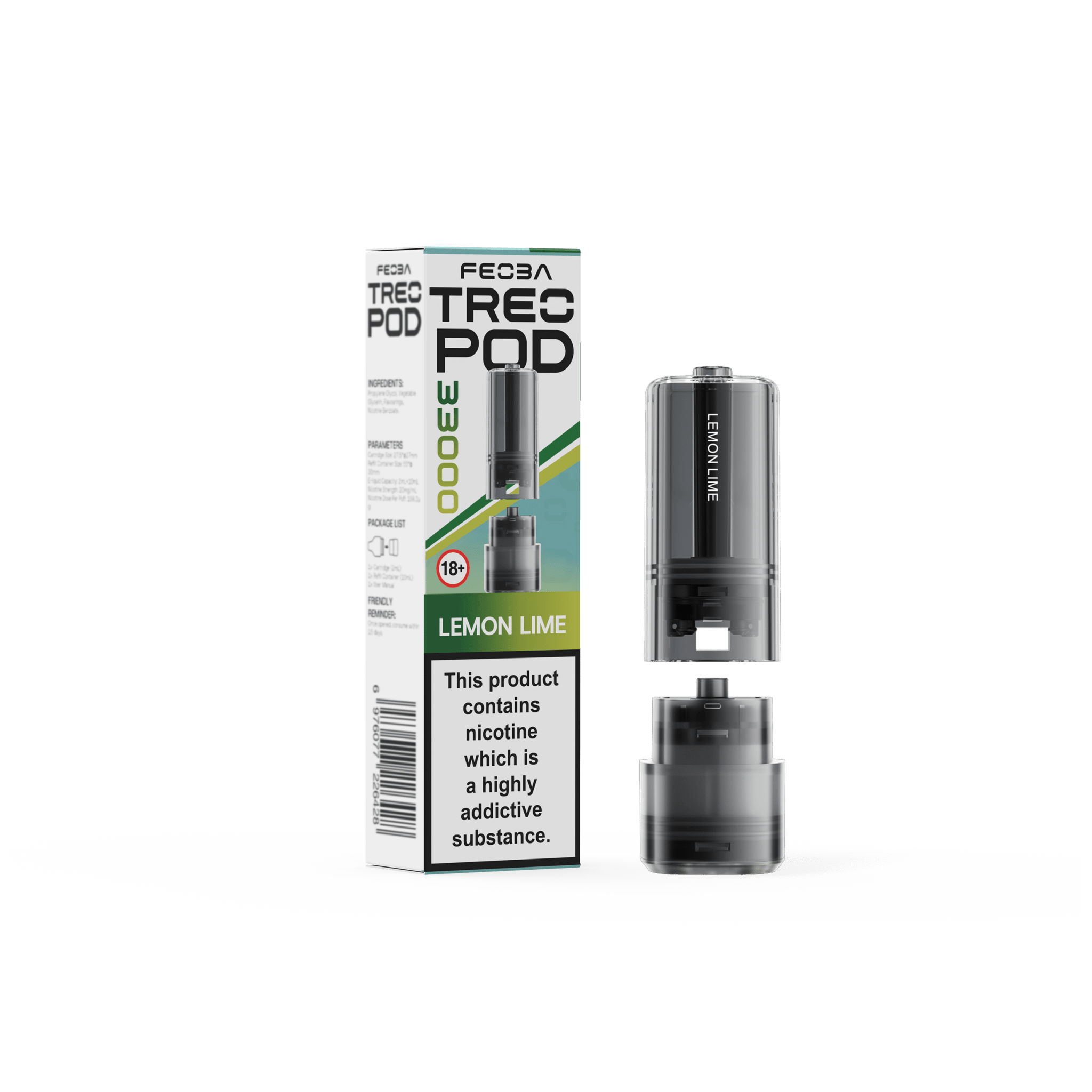 buy Feoba Treo 33k Replacement Pods Box of 5 at Wolfvapes.co.uk