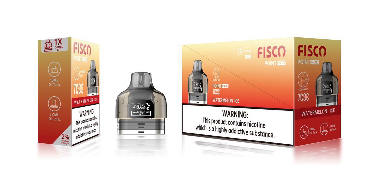 buy Fisco Point Pro 7000 Replacement Pods Pack of 5 at Wolfvapes.co.uk