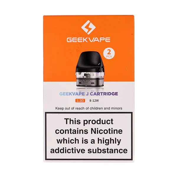 buy Geekvape J Replacement Pod Cartridges Pack of 2 at Wolfvapes.co.uk