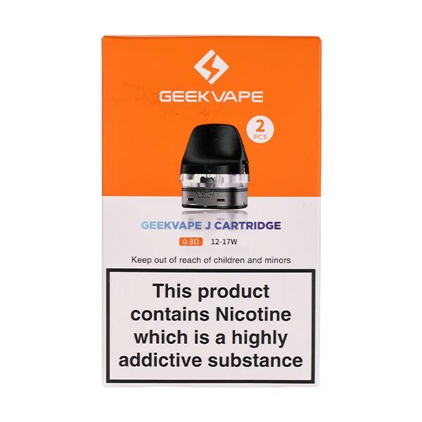 buy Geekvape J Replacement Pod Cartridges Pack of 2 at Wolfvapes.co.uk