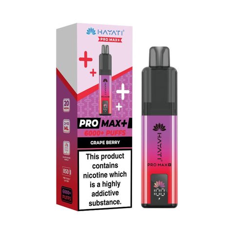 buy Hayati Pro Max+ 6000 Prefilled Pod Vape Kit at Wolfvapes.co.uk