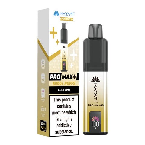 buy Hayati Pro Max+ 6000 Prefilled Pod Vape Kit at Wolfvapes.co.uk