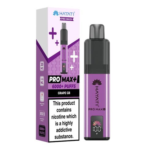 buy Hayati Pro Max+ 6000 Prefilled Pod Vape Kit at Wolfvapes.co.uk