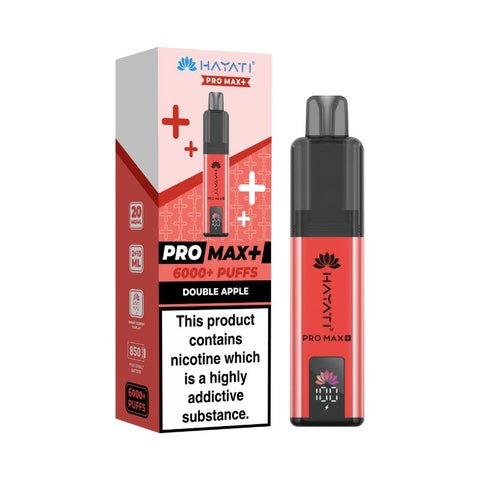buy Hayati Pro Max+ 6000 Prefilled Pod Vape Kit at Wolfvapes.co.uk