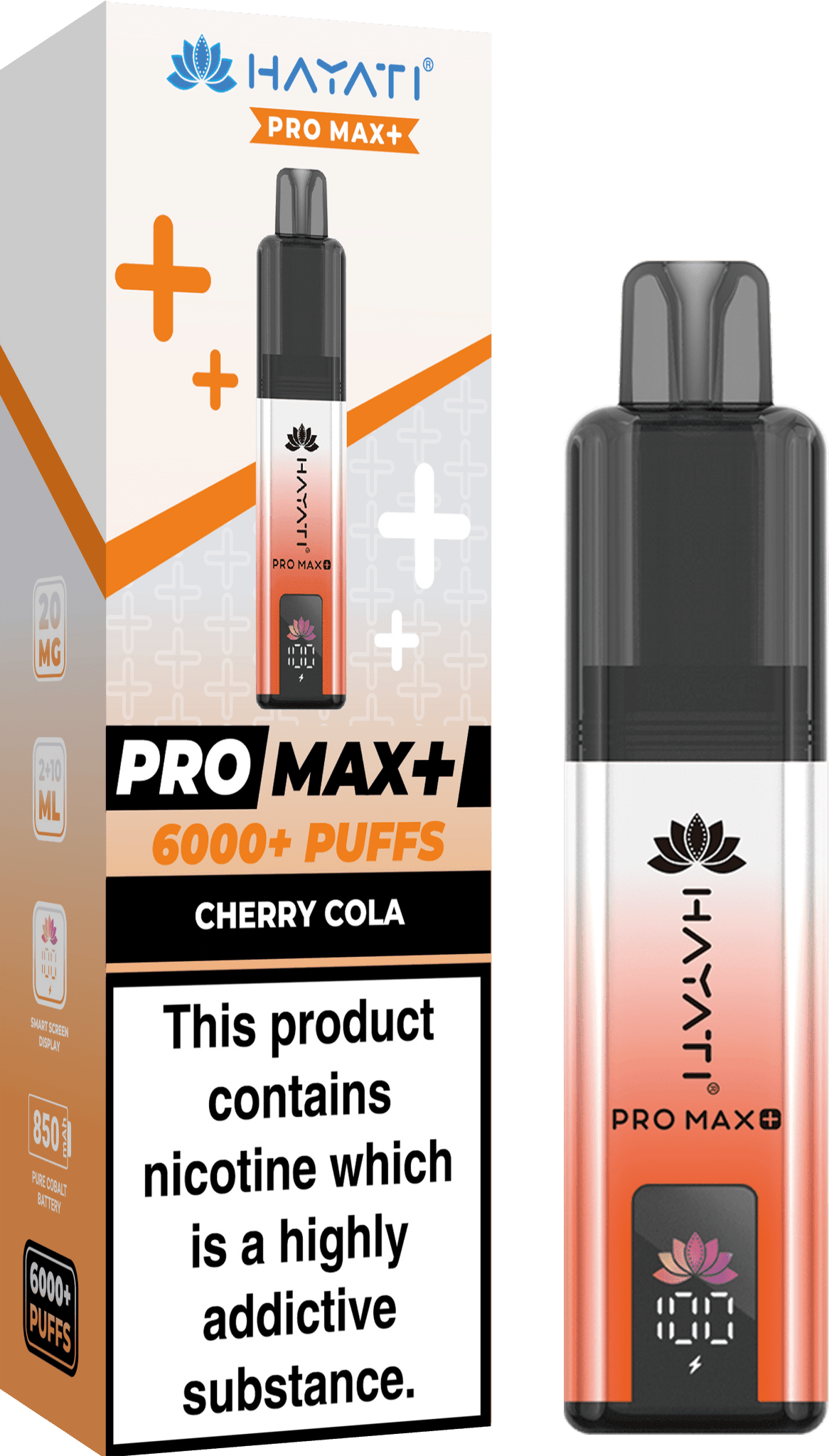 buy Hayati Pro Max+ 6000 Prefilled Pod Vape Kit - Box of 5 at Wolfvapes.co.uk