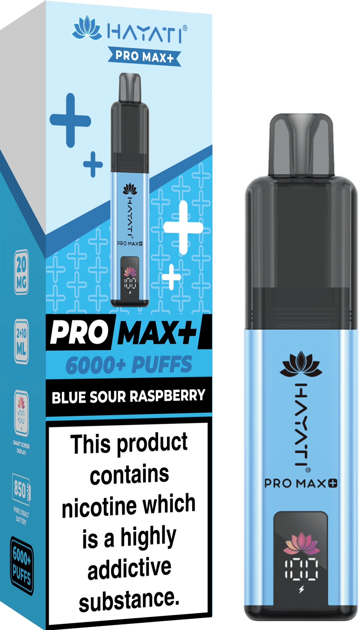 buy Hayati Pro Max+ 6000 Prefilled Pod Vape Kit - Box of 5 at Wolfvapes.co.uk