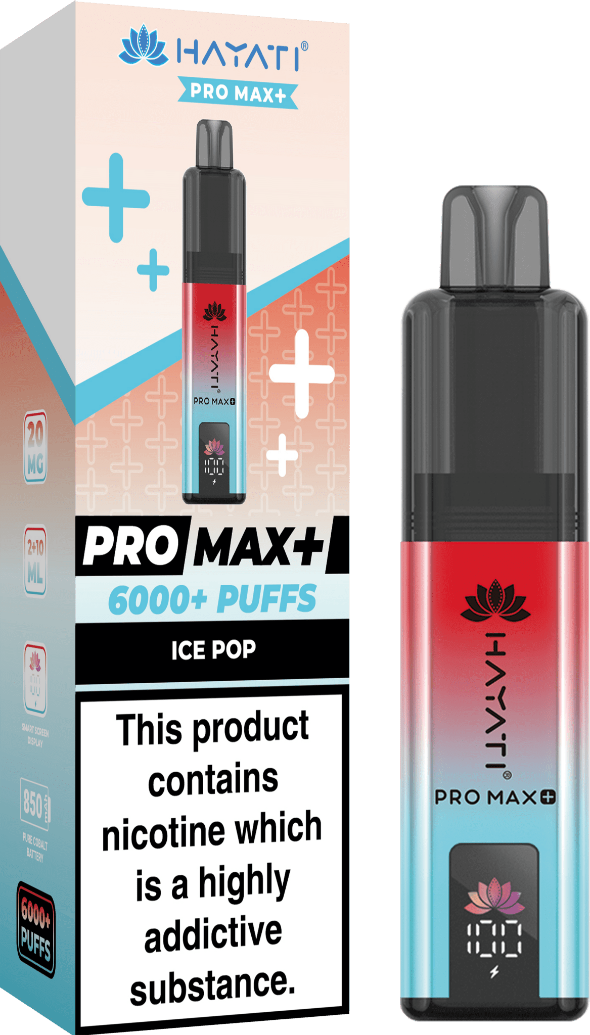 buy Hayati Pro Max+ 6000 Prefilled Pod Vape Kit - Box of 5 at Wolfvapes.co.uk