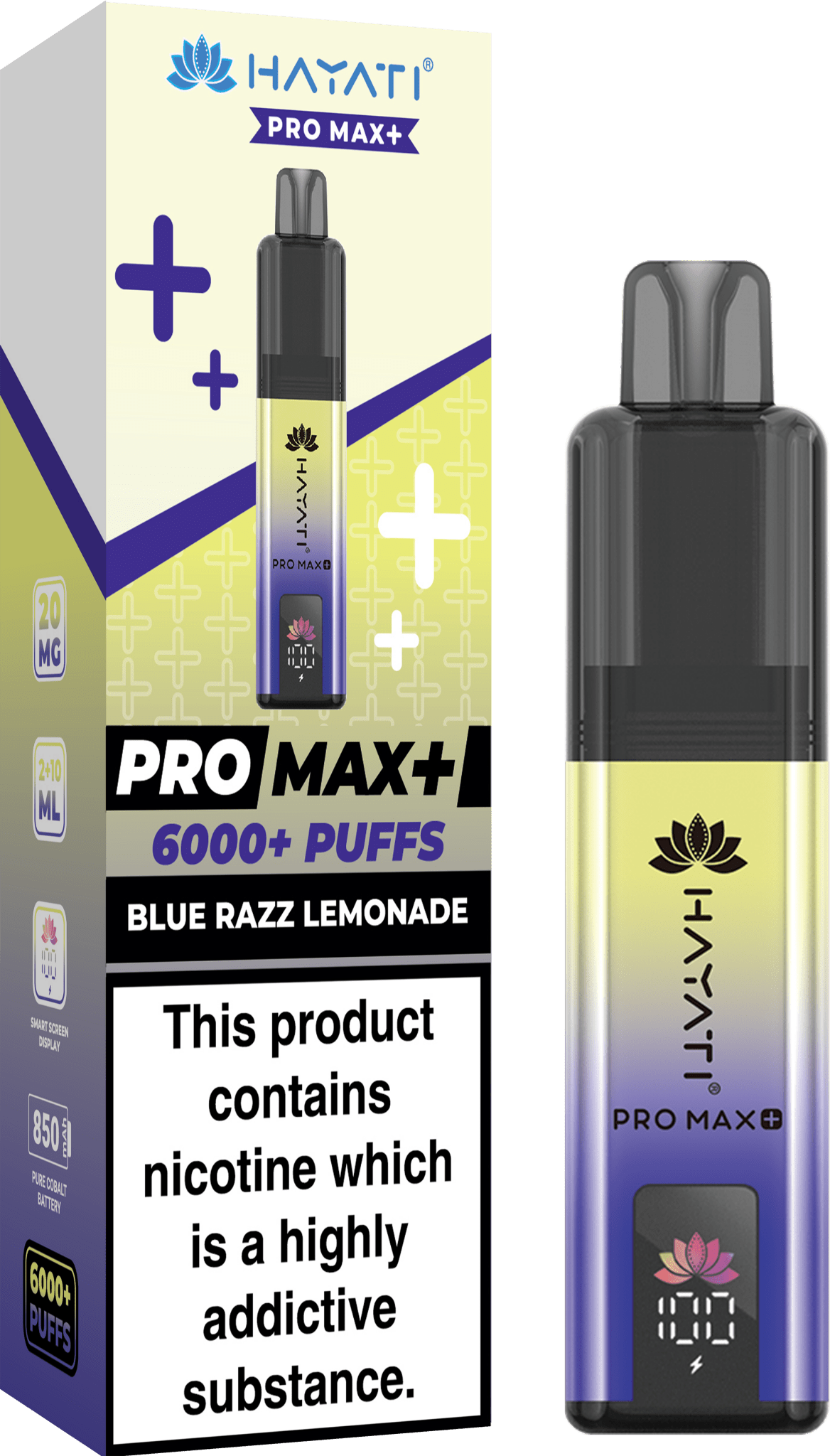 buy Hayati Pro Max+ 6000 Prefilled Pod Vape Kit - Box of 5 at Wolfvapes.co.uk