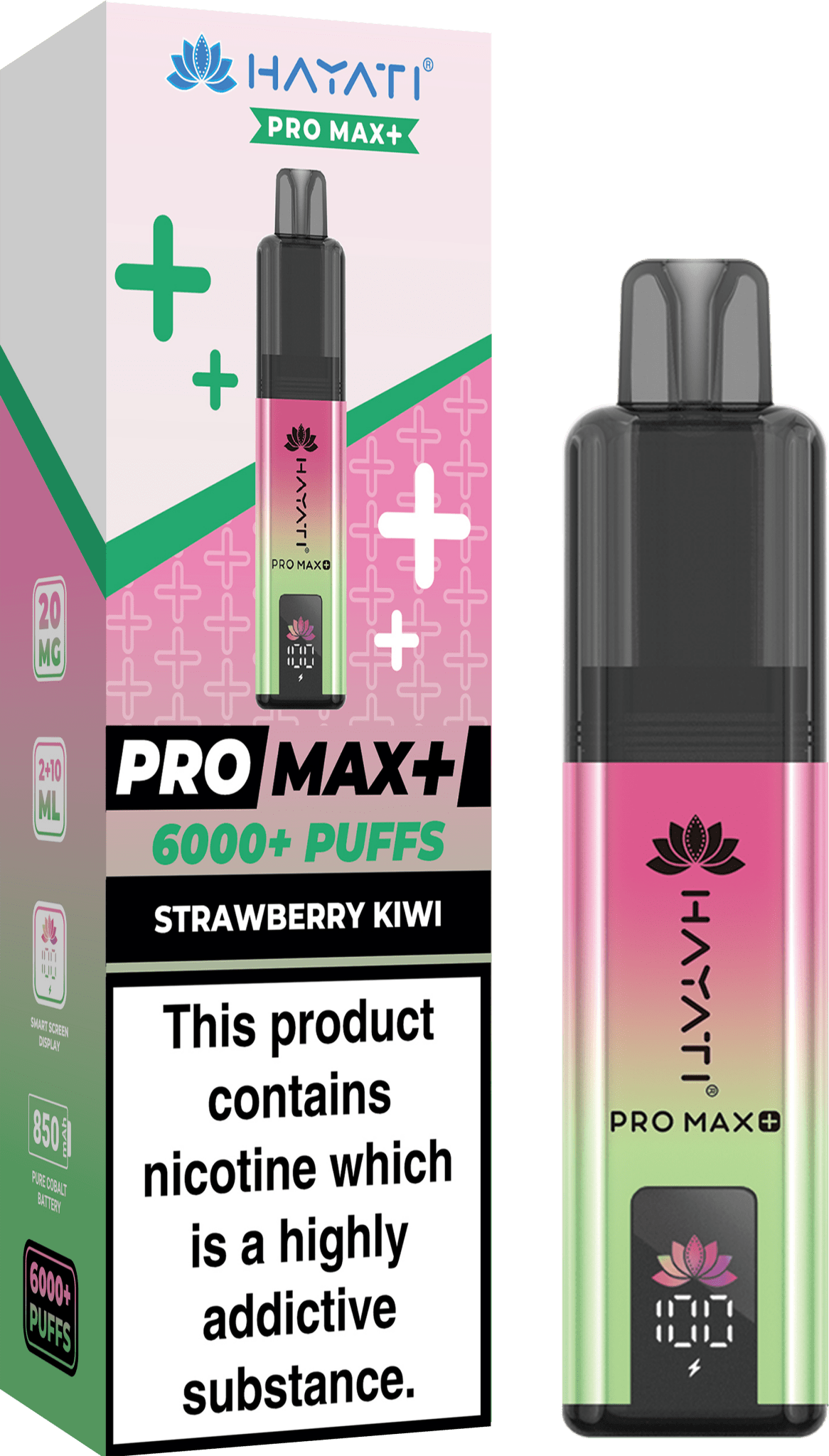 buy Hayati Pro Max+ 6000 Prefilled Pod Vape Kit - Box of 5 at Wolfvapes.co.uk