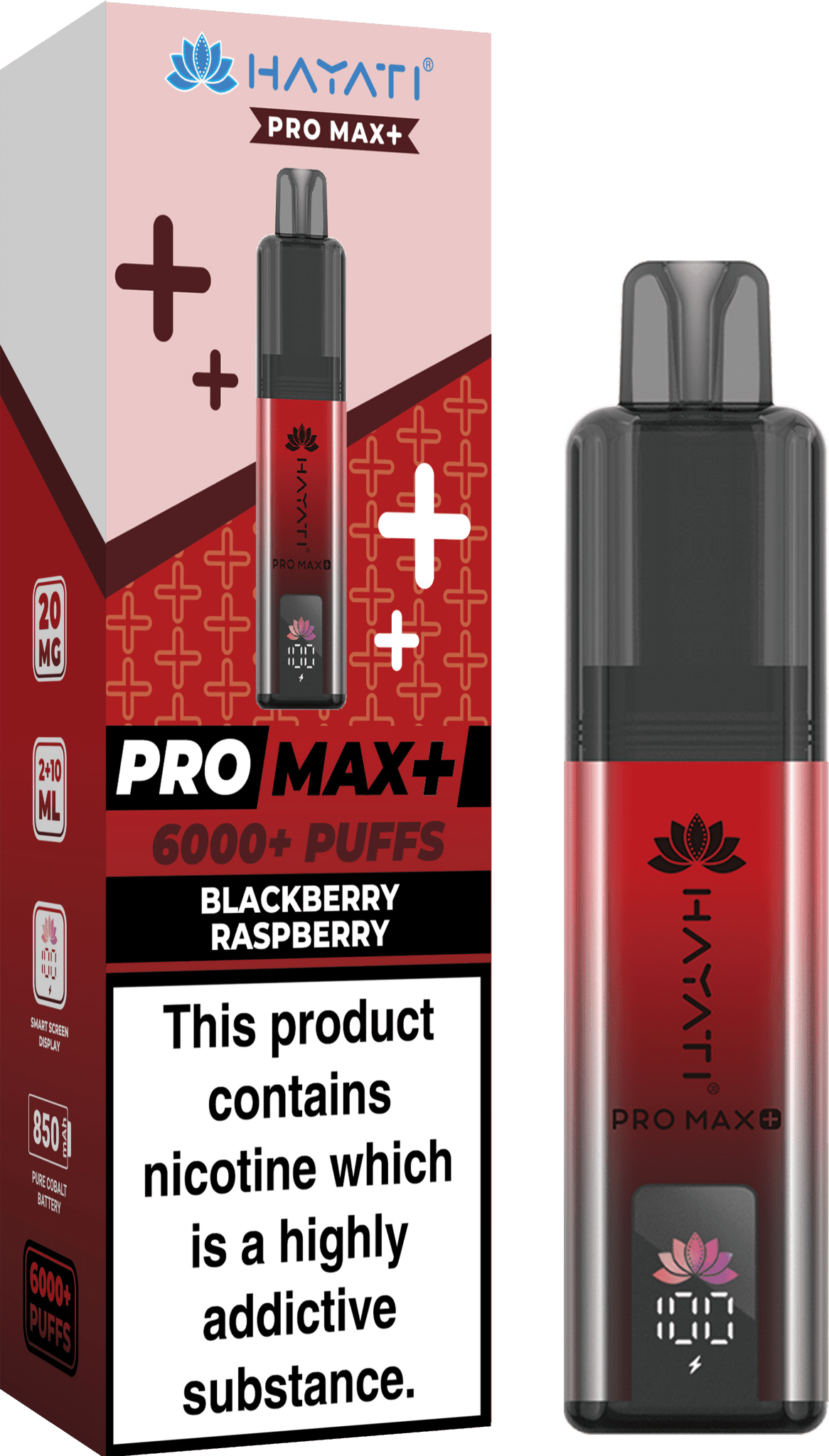 buy Hayati Pro Max+ 6000 Prefilled Pod Vape Kit - Box of 5 at Wolfvapes.co.uk