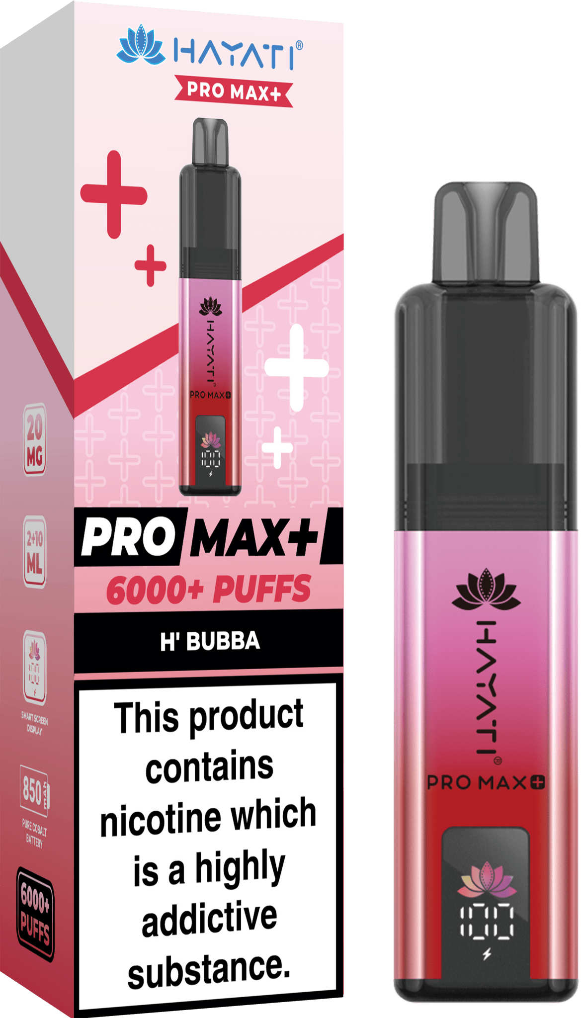 buy Hayati Pro Max+ 6000 Prefilled Pod Vape Kit - Box of 5 at Wolfvapes.co.uk