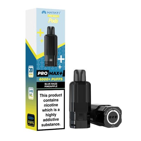 buy Hayati Pro Max Plus 6000 Prefilled Pods - Box of 5 at Wolfvapes.co.uk