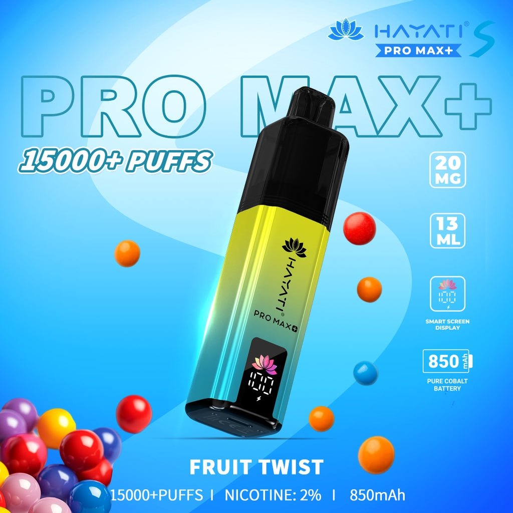 buy Hayati Pro Max S Plus 15K Pod Vape Kit at Wolfvapes.co.uk