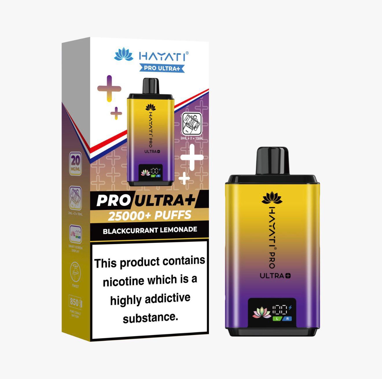 buy Hayati Pro Ultra Plus 25000 Prefilled Pod Vape Kit at Wolfvapes.co.uk
