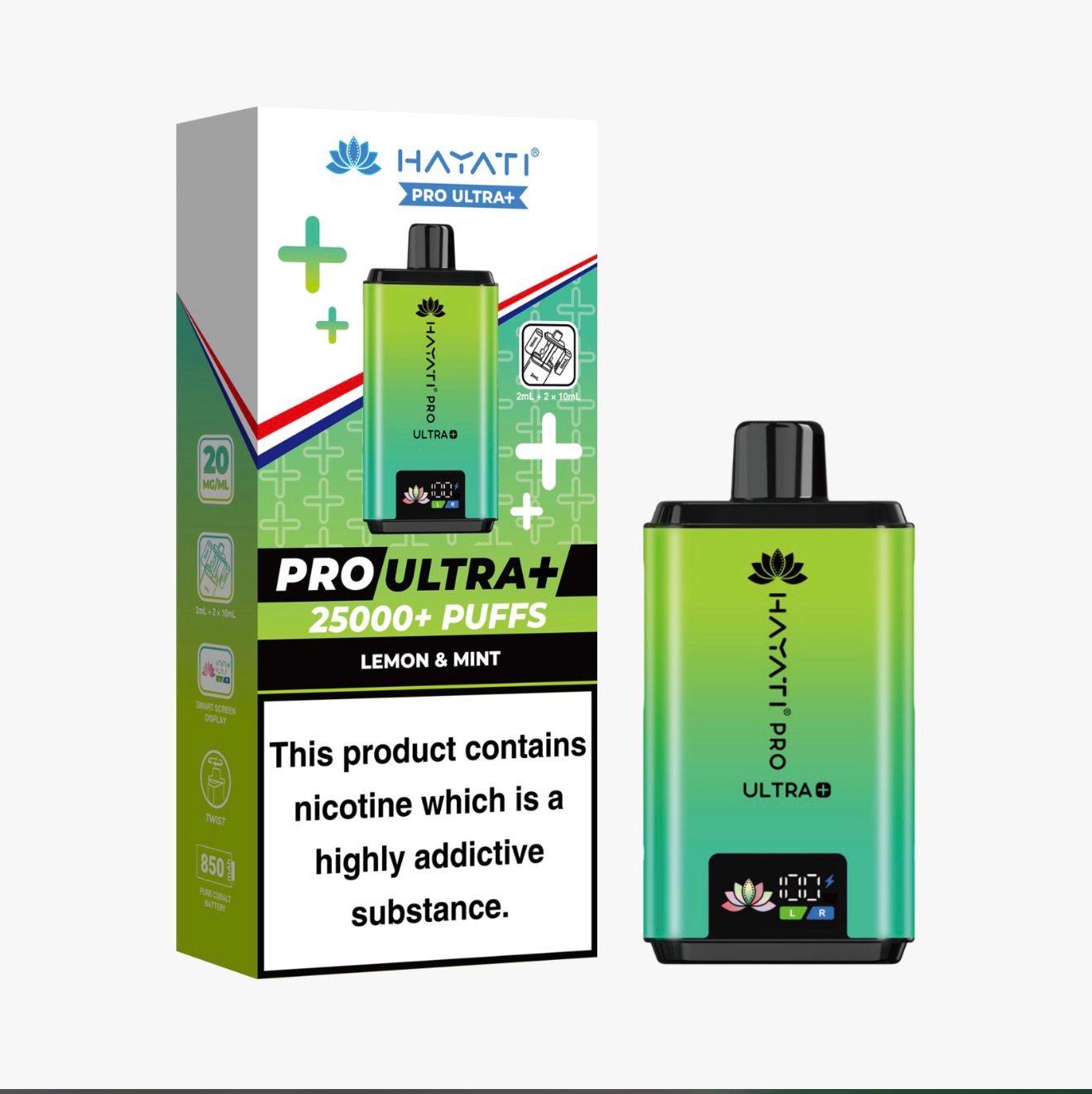 buy Hayati Pro Ultra Plus 25000 Prefilled Pod Vape Kit at Wolfvapes.co.uk