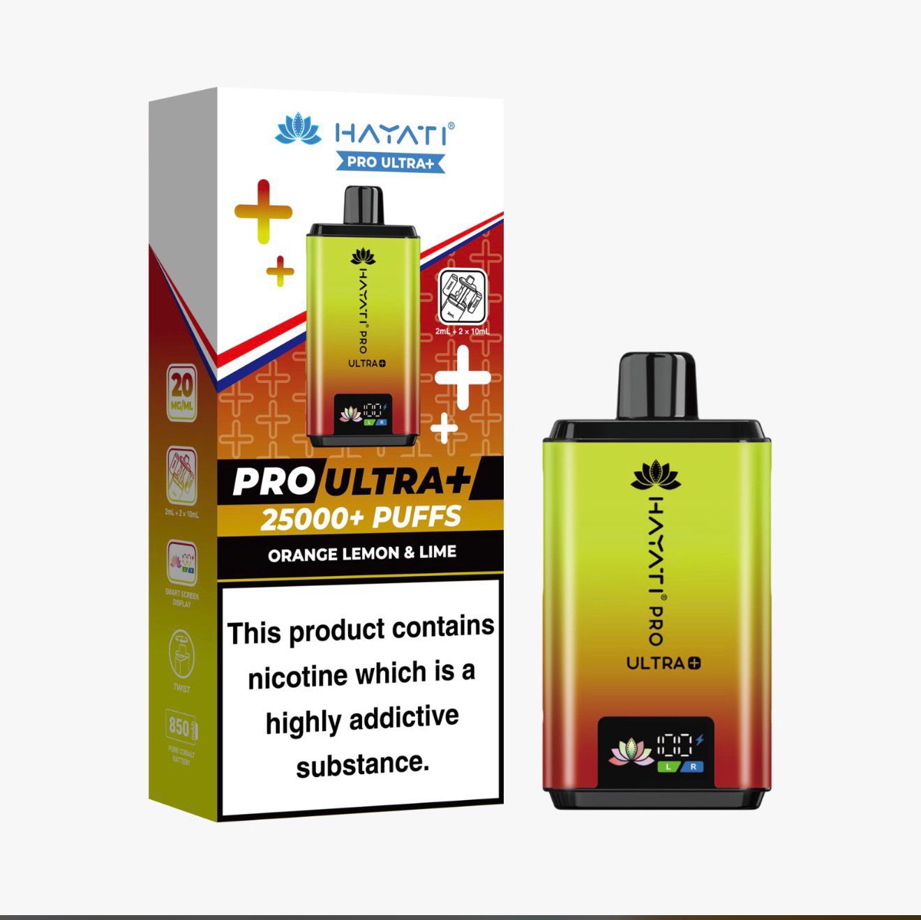 buy Hayati Pro Ultra Plus 25000 Prefilled Pod Vape Kit at Wolfvapes.co.uk