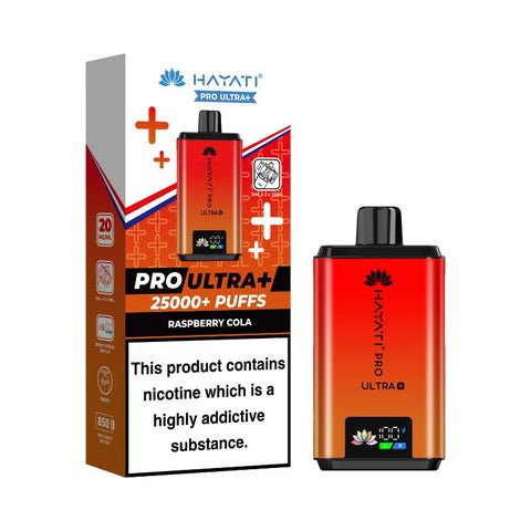 buy Hayati Pro Ultra Plus 25000 Prefilled Pod Vape Kit - Box of 5 at Wolfvapes.co.uk