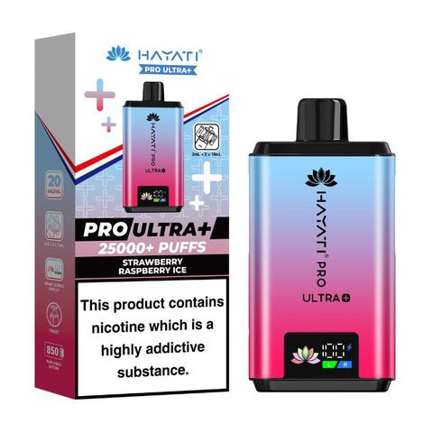buy Hayati Pro Ultra Plus 25000 Prefilled Pod Vape Kit - Box of 5 at Wolfvapes.co.uk