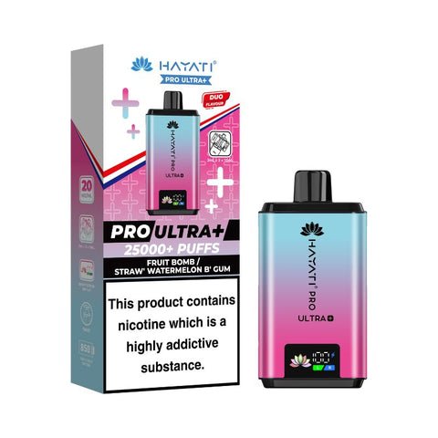 buy Hayati Pro Ultra Plus 25000 Prefilled Pod Vape Kit - Box of 5 at Wolfvapes.co.uk
