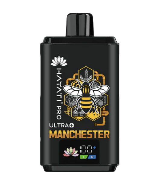 buy Hayati Pro Ultra Plus Manchester Bee Edition Box of 5 at Wolfvapes.co.uk