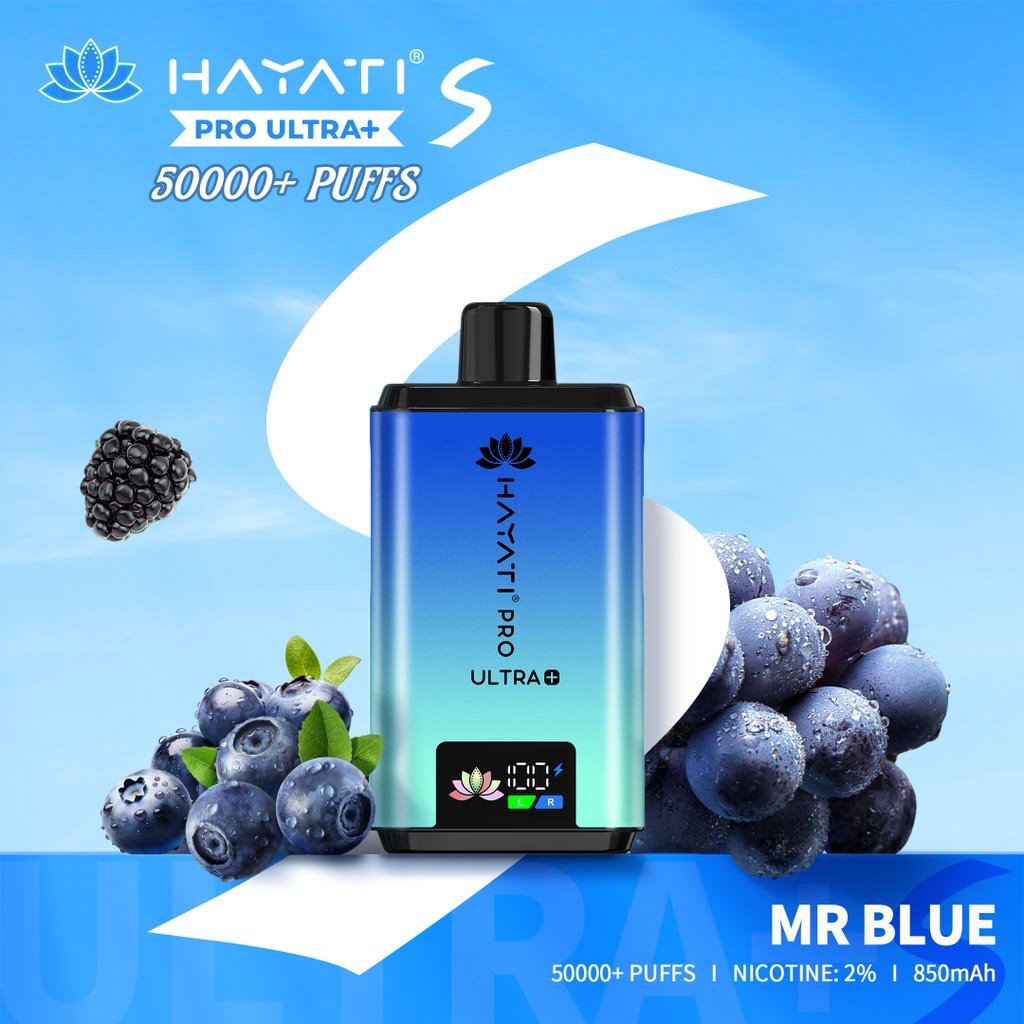 buy Hayati Pro Ultra Plus S 50K Prefilled Pod Vape Kit hi at Wolfvapes.co.uk