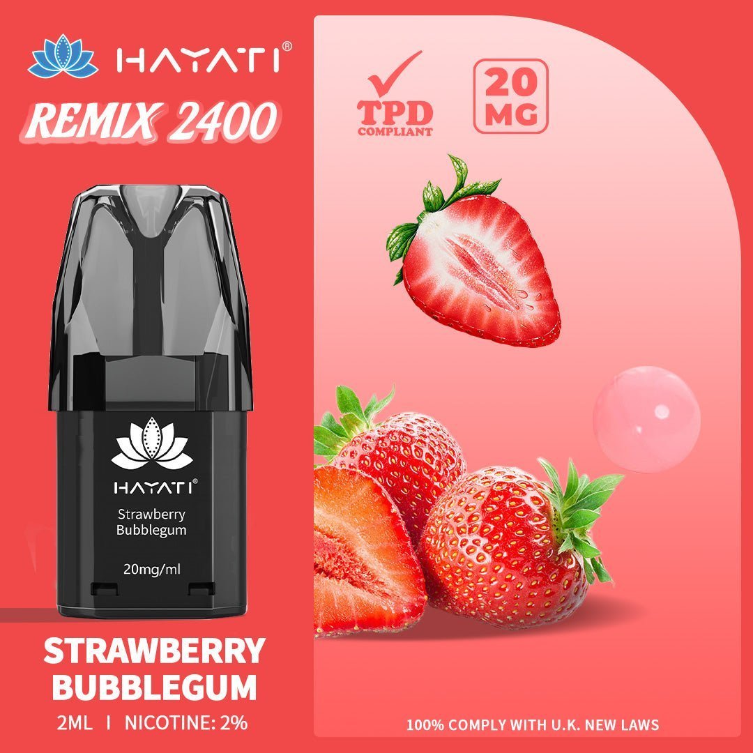 buy Hayati Remix 2400 Puffs Replacement Pods at Wolfvapes.co.uk