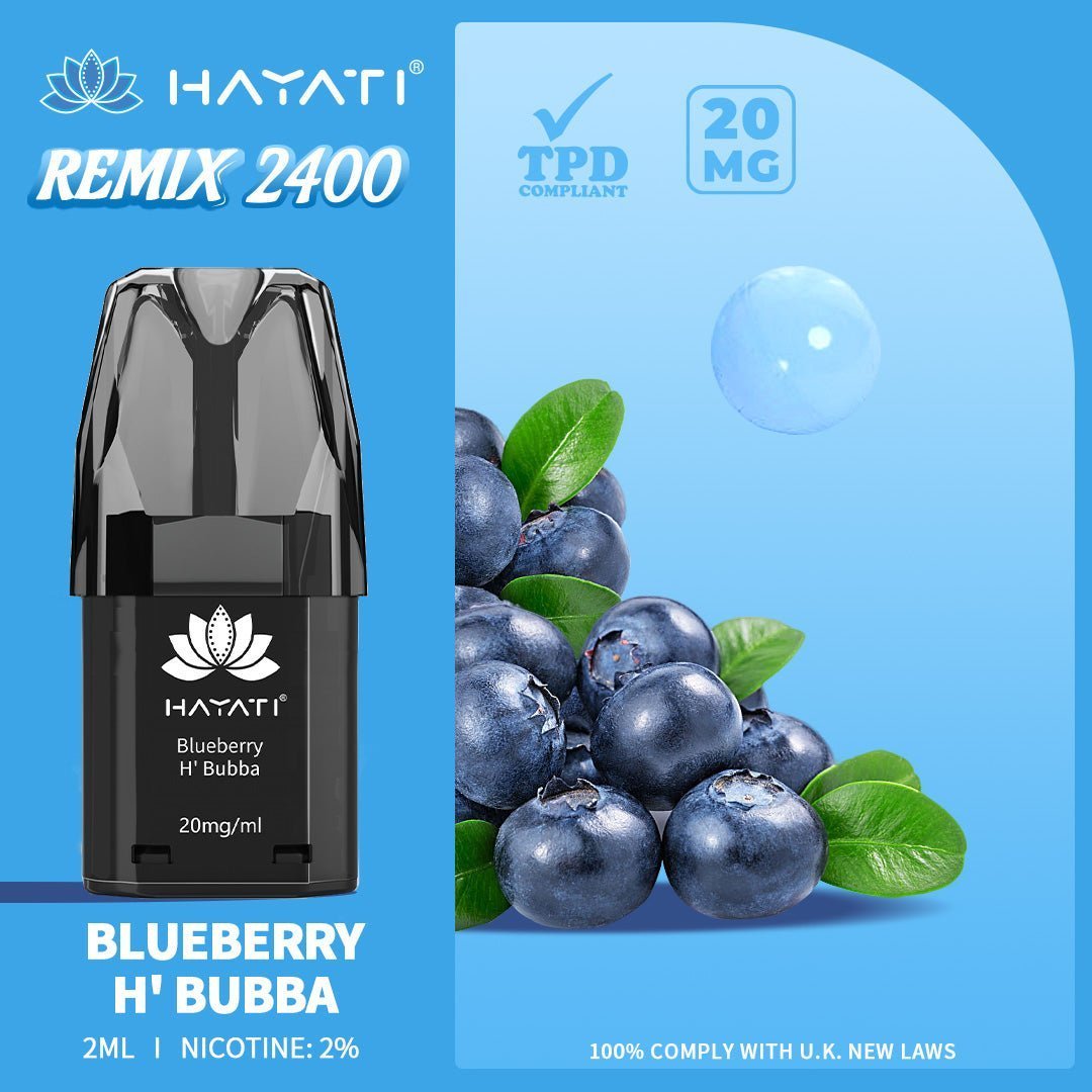 buy Hayati Remix 2400 Puffs Replacement Pods at Wolfvapes.co.uk