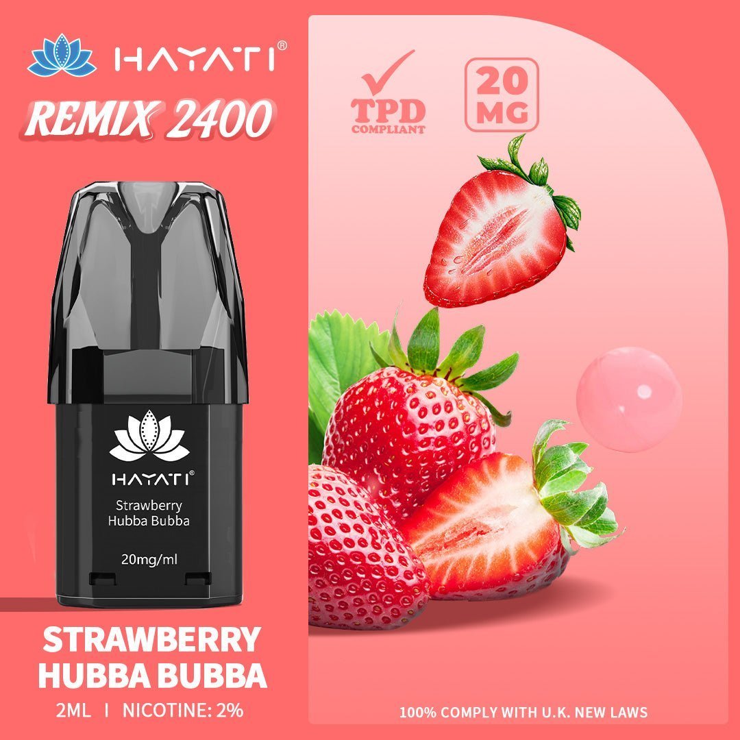 buy Hayati Remix 2400 Puffs Replacement Pods at Wolfvapes.co.uk