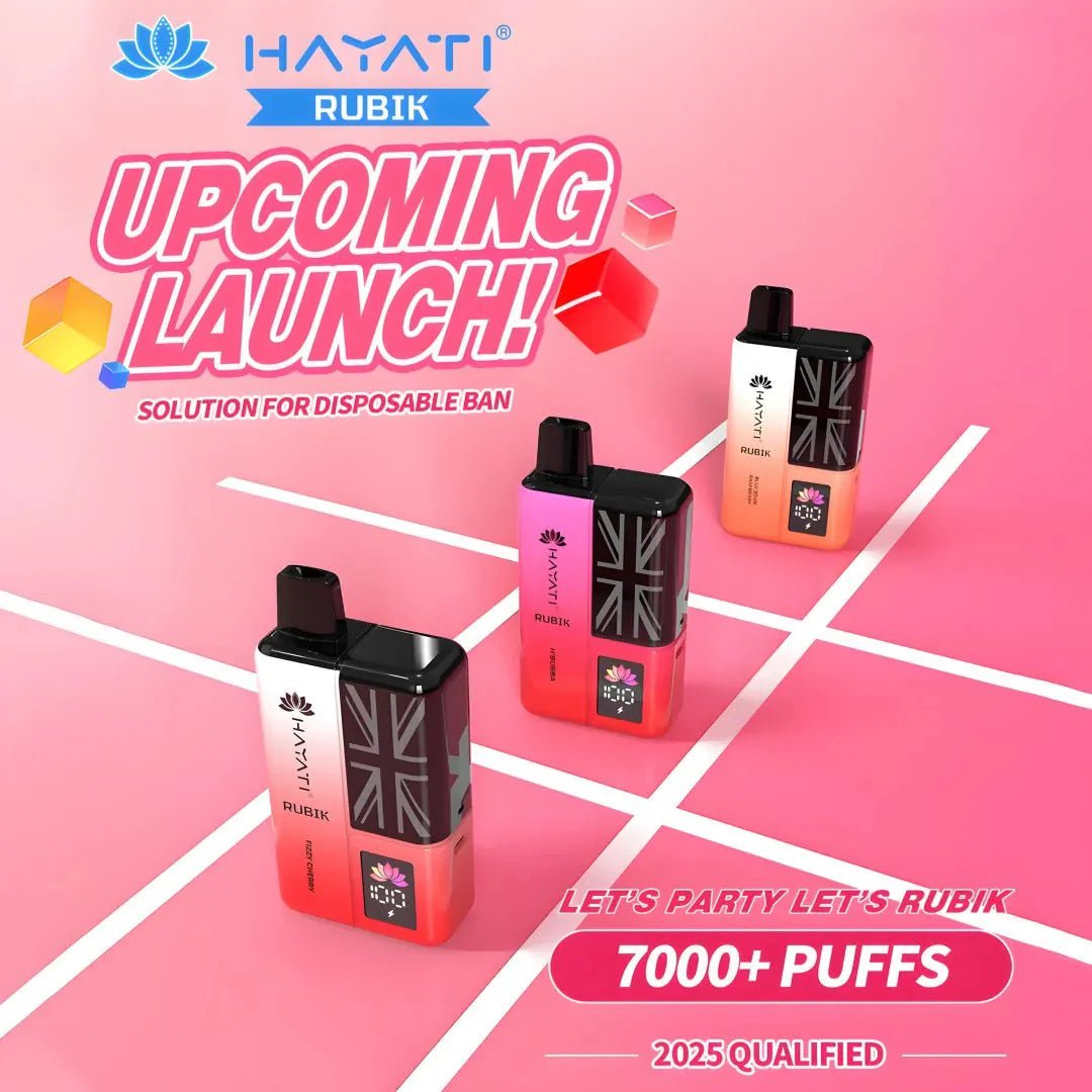 buy Hayati Rubik 7000 Puffs Disposable Vape Kit at Wolfvapes.co.uk