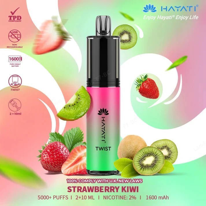buy Hayati Twist 5000 Puffs Prefilled Vape Kit at Wolfvapes.co.uk