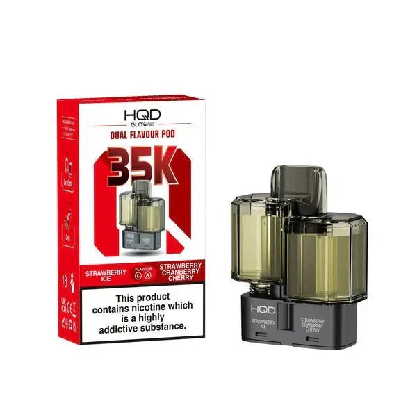 buy HQD Glow Air 35K Prefilled Pods at Wolfvapes.co.uk