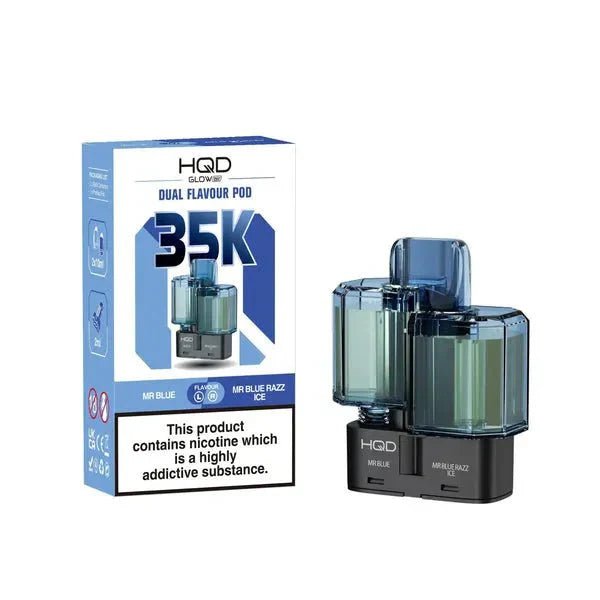 buy HQD Glow Air 35K Prefilled Pods at Wolfvapes.co.uk
