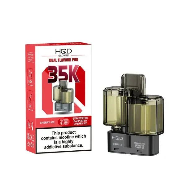buy HQD Glow Air 35K Prefilled Pods at Wolfvapes.co.uk