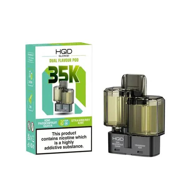 buy HQD Glow Air 35K Prefilled Pods at Wolfvapes.co.uk