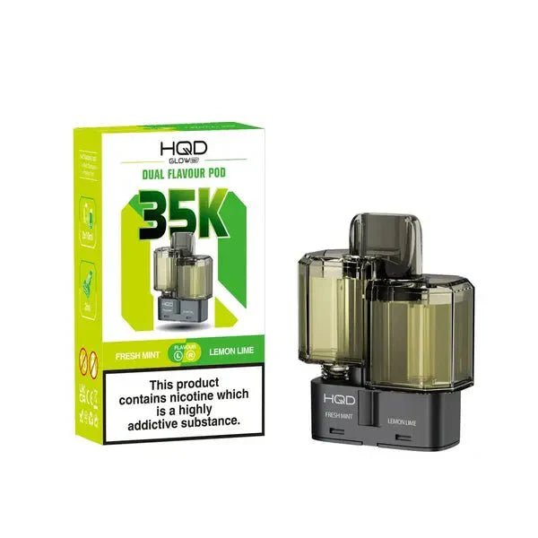 buy HQD Glow Air 35K Prefilled Pods at Wolfvapes.co.uk