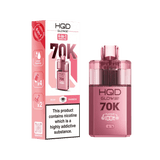 buy HQD Glow Air 70K Prefilled 2 In 1 Vape Box of 5 at Wolfvapes.co.uk
