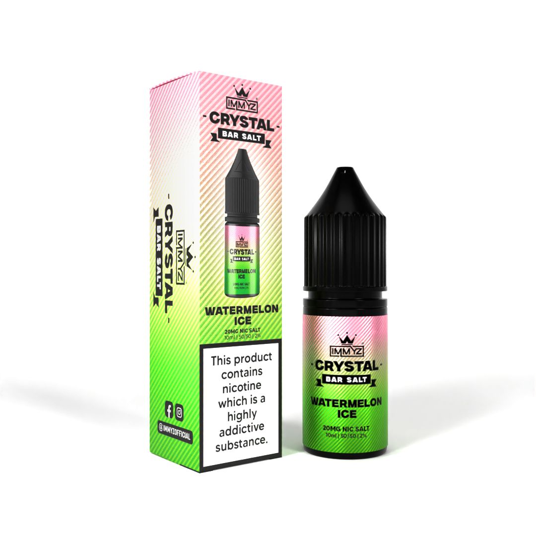 buy IMMYZ Crystal Bar Nic Salt 10ml E - liquid Pack of 10 at Wolfvapes.co.uk