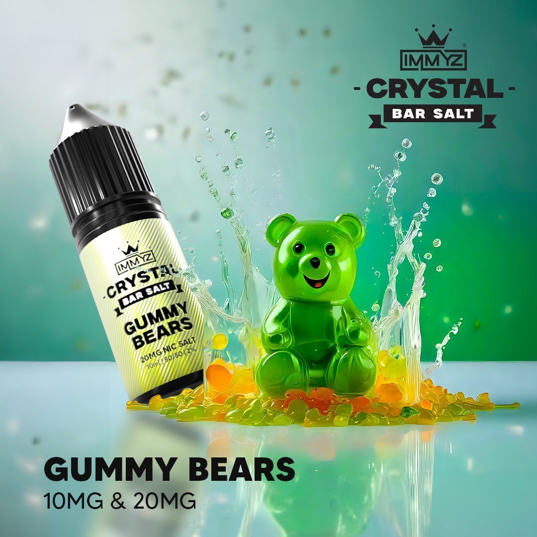 buy IMMYZ Crystal Bar Nic Salt 10ml E - liquid Pack of 10 at Wolfvapes.co.uk