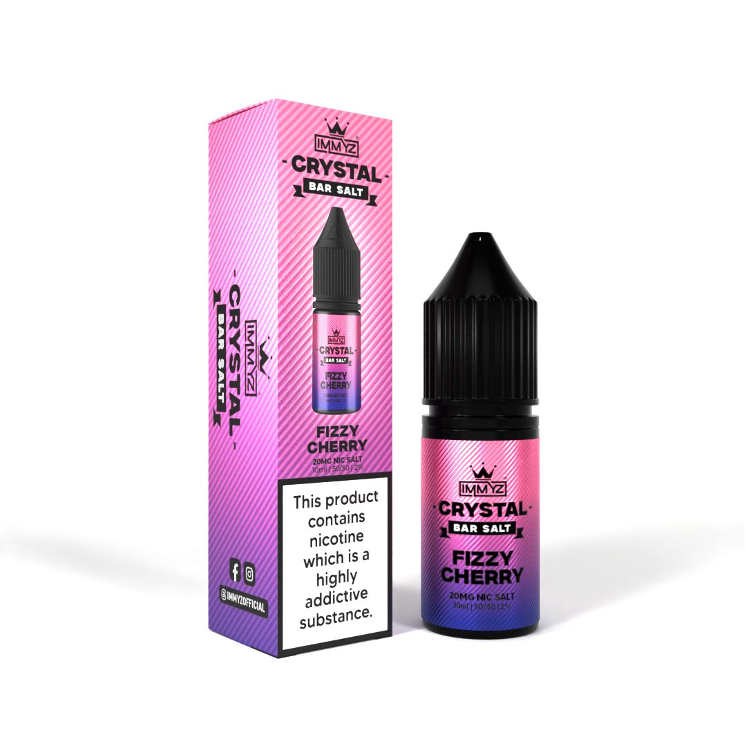 buy IMMYZ Crystal Bar Nic Salt 10ml E - liquid Pack of 10 at Wolfvapes.co.uk