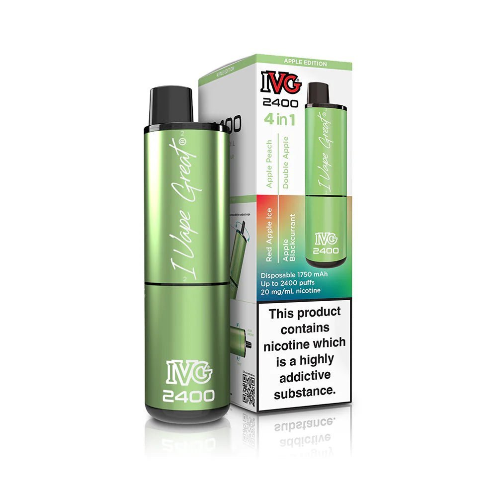 buy IVG 2400 Disposable Vape Pod Puff Pod Pen Device at Wolfvapes.co.uk