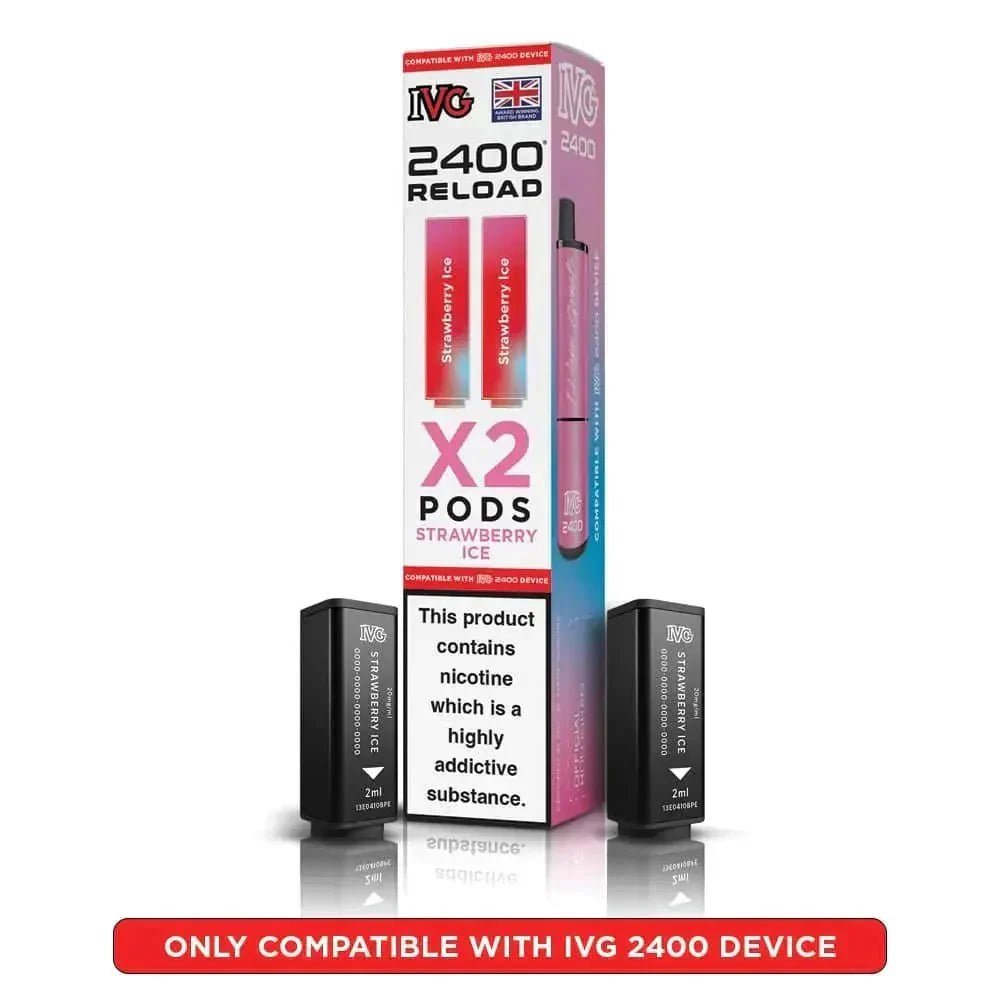 buy IVG 2400 Reload 4 in 1 Prefilled Pods Pack of 5 at Wolfvapes.co.uk