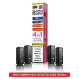 buy IVG 2400 Reload 4 in 1 Prefilled Pods Pack of 5 at Wolfvapes.co.uk