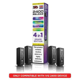 buy IVG 2400 Reload 4 in 1 Prefilled Pods Pack of 5 at Wolfvapes.co.uk