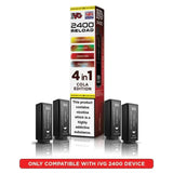 buy IVG 2400 Reload 4 in 1 Prefilled Pods Pack of 5 at Wolfvapes.co.uk