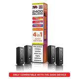 buy IVG 2400 Reload 4 in 1 Prefilled Pods Pack of 5 at Wolfvapes.co.uk