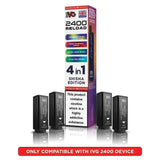 buy IVG 2400 Reload 4 in 1 Prefilled Pods Pack of 5 at Wolfvapes.co.uk