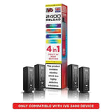 buy IVG 2400 Reload 4 in 1 Prefilled Pods Pack of 5 at Wolfvapes.co.uk