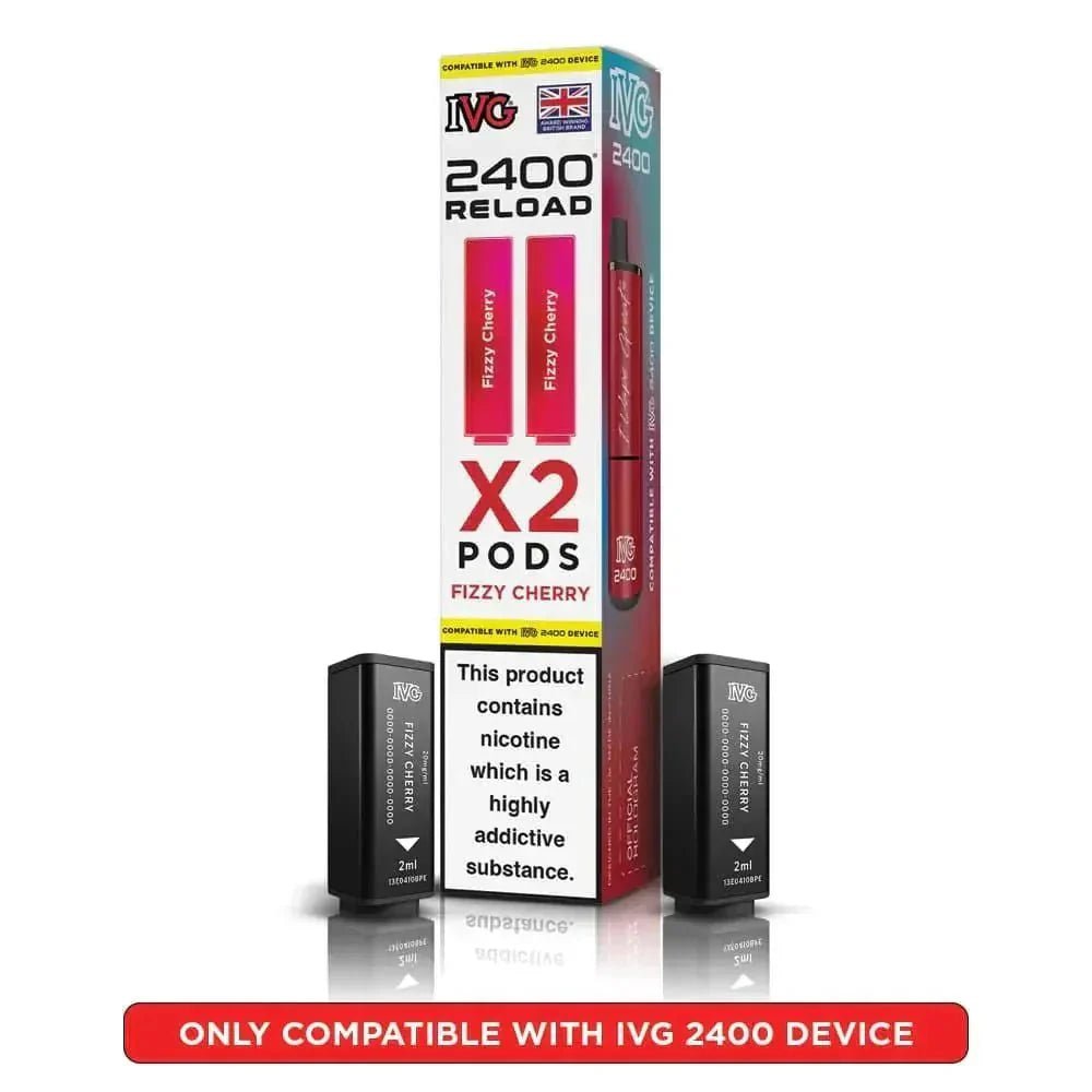 buy IVG 2400 Reload 4 in 1 Prefilled Pods Pack of 5 at Wolfvapes.co.uk