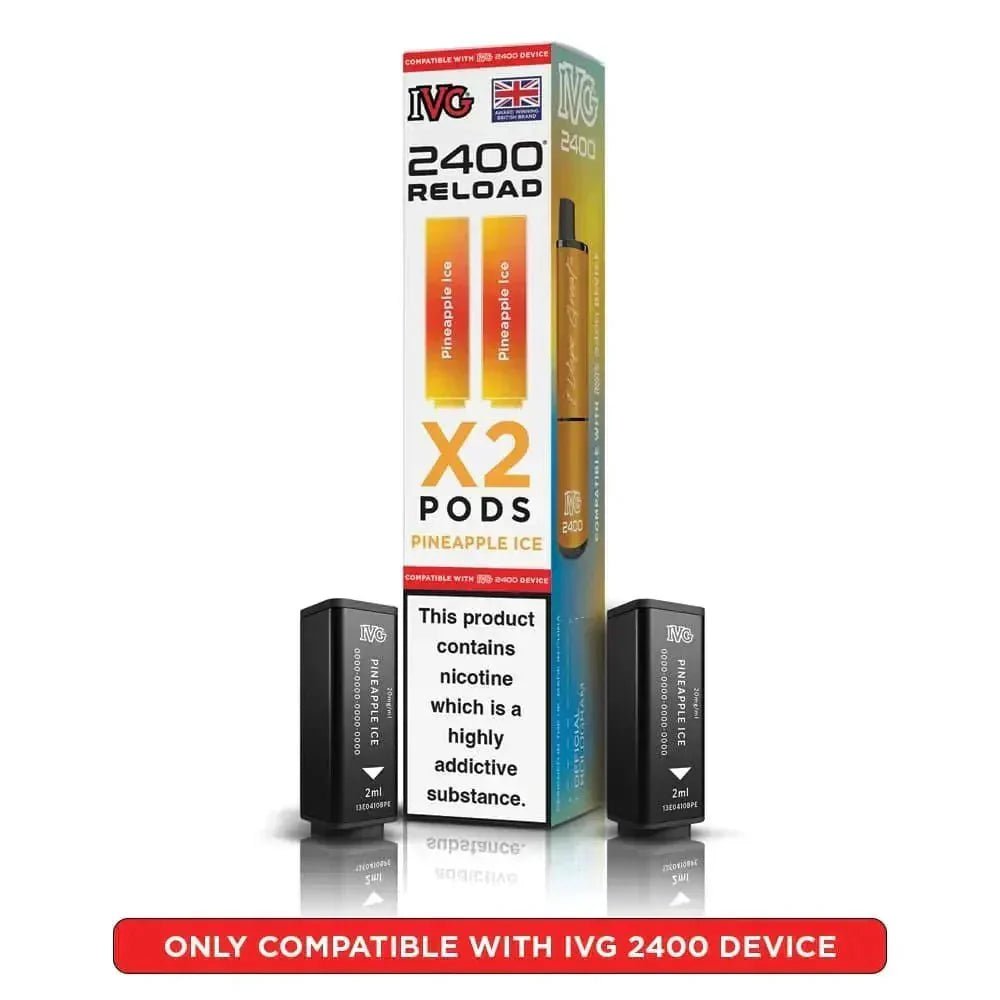 buy IVG 2400 Reload 4 in 1 Prefilled Pods Pack of 5 at Wolfvapes.co.uk